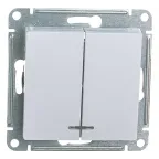                  Выключатель 2-кл. СП AtlasDesign 10А IP20 (сх. 5а) 10AX с подсветкой механизм бел. SE ATN000153
               