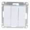 Выключатель 3-кл. СП AtlasDesign 10А IP20 (сх. 1+1+1) 10AX механизм бел. SE ATN000131