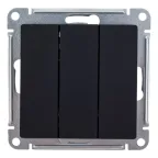                  Выключатель 3-кл. СП AtlasDesign 10А IP20 (сх. 1+1+1) 10AX механизм карбон SE ATN001031
               