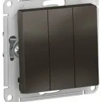                  Выключатель 3-кл. СП AtlasDesign 10А IP20 (сх. 1+1+1) 10AX механизм мокко SE ATN000631
               