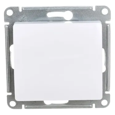 Переключатель проходной 1-кл. СП Glossa 10А IP20 (сх. 6) 10AX механизм бел. SE GSL000161