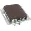 Переключатель проходной 1-кл. СП Glossa 10А IP20 (сх. 6) 10AX механизм шоколад. SE GSL000861