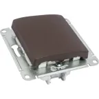                  Переключатель проходной 1-кл. СП Glossa 10А IP20 (сх. 6) 10AX механизм шоколад. SE GSL000861
               