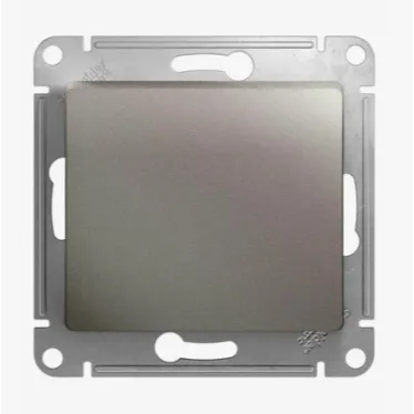 Переключатель проходной 1-кл. СП Glossa 10А IP20 (сх. 6) 10AX механизм платина SE GSL001261