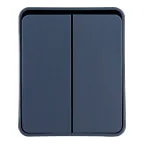 Переключатель проходной 2-кл. СП AtlasDesign 10А IP20 (сх. 6/2) 10AX механизм карбон SE ATN001065