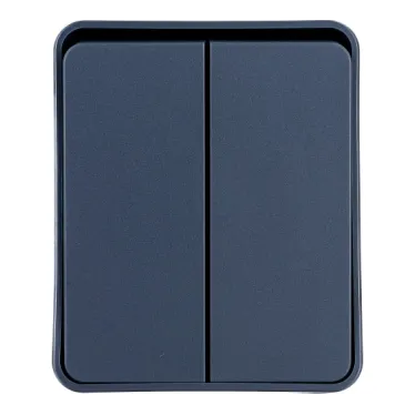 Выключатель 2-кл. ОП AtlasDesign PROFI IP54 10AX антрацит SE ATN544051