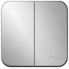                 Выключатель 2-кл. ОП Blanca 10А IP20 (сх. 5) 250В с изолир. пластиной алюм. SE BLNVA105013
               