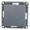 Переключатель проходной 1-кл. СП AtlasDesign 10А IP20 (сх. 6) 10AX механизм алюм. SE ATN000361