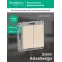 Выключатель 2-кл. СП AtlasDesign 10А IP20 (сх. 5) 10AX механизм беж. SE ATN000251