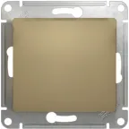Выключатель 1-кл. СП AtlasDesign 10А IP20 (сх. 1) 10AX механизм алюм. SE ATN000311