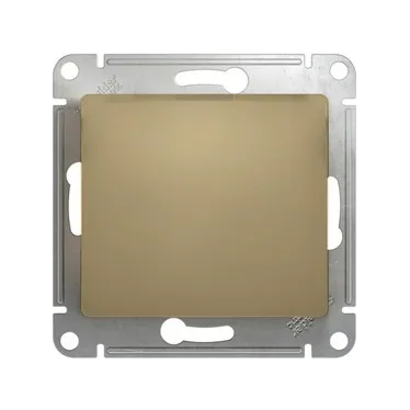 Переключатель проходной 1-кл. СП Glossa 10А IP20 (сх. 6) 10AX механизм титан SE GSL000461