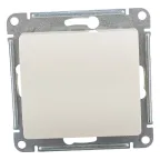 Выключатель 2-кл. СП Glossa 10А IP20 (сх. 5) 10AX механизм беж. SE GSL000251