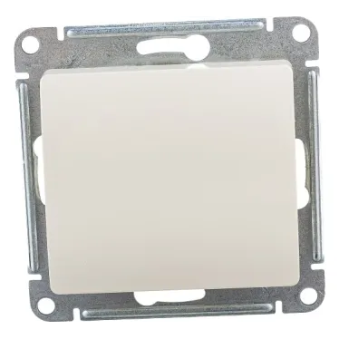 Переключатель проходной 1-кл. СП Glossa 10А IP20 (сх. 6) 10AX механизм беж. SE GSL000261
