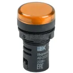 Лампа светосигнальная AD22DS d22мм 230В AC желт. KARAT IEK BLS10-ADDS-230-K05