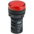                  Лампа светосигнальная AD22DS d22мм 230В красн. KARAT IEK BLS10-ADDS-230-K04
               