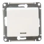 Выключатель 1-кл. СП AtlasDesign 10А IP20 (сх. 1) 10AX механизм алюм. SE ATN000311