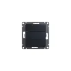                  Выключатель 3-кл. СП Glossa 10А IP20 (сх. 1+1+1) 10AX механизм антрацит SE GSL000731
               
