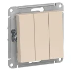                  Выключатель 3-кл. СП AtlasDesign 10А IP20 (сх. 1+1+1) 10AX механизм беж. SE ATN000231
               
