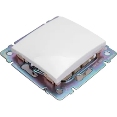 Переключатель перекрестный 1-кл. СП Valena 10А IP31 250В механизм бел. IEK 774407