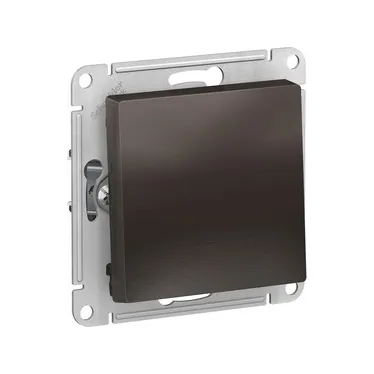 Выключатель 1-кл. СП AtlasDesign 10А IP20 (сх. 1) 10AX механизм мокко SE ATN000611
