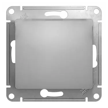 Выключатель 1-кл. СП Glossa 10А IP20 (сх. 1) 10AX механизм алюм. SE GSL000311