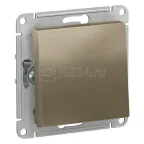                  Переключатель проходной 1-кл. СП AtlasDesign 10А IP20 (сх. 6) 10AX механизм шампань SE ATN000561
               
