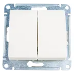                  Переключатель проходной 2-кл. СП Glossa 10А IP20 (сх. 6/2) 10AX механизм беж. SE GSL000265
               