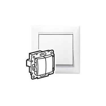 Выключатель 2-кл. СП Valena 10А IP31 механизм бел. (DIY-упак.) IEK 694265