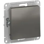                  Выключатель 1-кл. СП AtlasDesign 10А IP20 (сх. 1) 10AX механизм сталь SE ATN000911
               