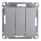                  Выключатель 3-кл. СП AtlasDesign 10А IP20 (сх. 1+1+1) 10AX механизм алюм. SE ATN000331
               
