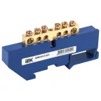                  Шина нулевая ШНИ-6х9-6-Д-С на DIN-изол. ШНИ IEK YNN10-69-6D-K07
               