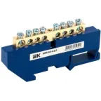 Шина нулевая на DIN-изол. ШНИ-6х9-10-Д-С IEK YNN10-69-10D-K07