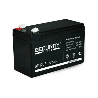 Аккумулятор ОПС 12В 7А.ч SF 1207 Security Force 4614030010005
