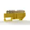 Шина PE "земля" на DIN-изоляторе 6х9мм 10 отвер. латунь TOKOV ELECTRIC TKE-BCB-69-10-DIN/PE