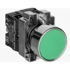 Выключатель-кнопка металл 250В 2А (2с) OFF-(ON) d16.2 желт. (RWD-306) Rexant 36-3354