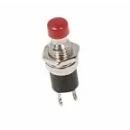                  Выключатель-кнопка металл 220В 2А (2с) OFF-(ON) d7.2 красн. Micro (RWD-301 PBS-10B) Rexant 36-3310
               