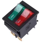 Тумблер 12В 30А (3с) ON-OFF 1п с син. LED подсветкой (ASW-07D-2) Rexant 36-4351