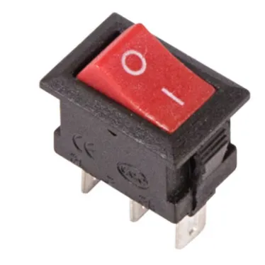 Выключатель клавишный 250В 3А (3с) ON-ON красн. Micro (RWB-102) Rexant 36-2031