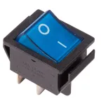 Тумблер 12В 30А (3с) ON-OFF 1п с син. LED подсветкой (ASW-07D-2) Rexant 36-4351