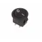 Выключатель клавишный 250В 3А (2с) ON-OFF круглый черн. Micro (RWB-105, SC-214) Rexant 36-2510