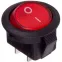 Выключатель клавишный круглый 250В 3А (2с) ON-OFF Micro RWB-105 SC-214 красн. Rexant 36-2511