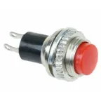                  Выключатель-кнопка металл 220В 2А (2с) OFF-(ON) d10.2 красн. Mini (RWD-213) Rexant 36-3331
               