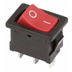                  Выключатель клавишный 250В 6А (3с) ON-ON красн. Mini (RWB-202 SC-768) Rexant 36-2131
               