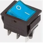 Выключатель-кнопка 250В 1А (2с) ON-OFF Micro PBS-20А красн. Rexant 36-3070