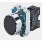 Выключатель-кнопка металл 220В 2А (2с) OFF-(ON) d7.2 красн. Micro (RWD-301 PBS-10B) Rexant 36-3310