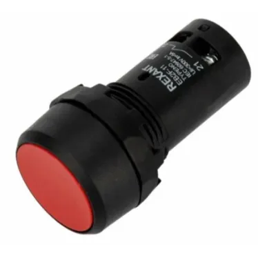 Кнопка EB22 возвратная красн. NO+NC 300В Rexant 36-5530