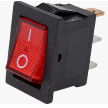Выключатель клавишный 12В 15А (3с) ON-OFF красн. с подсветкой Mini (RWB-206-1, SC-768) Rexant 36-2170