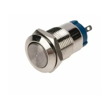 Кнопка антивандальная d12 Фикс (2с) OFF-ON выпуклая (A12-B2) Rexant 36-3152