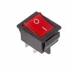 Выключатель-кнопка 250В 1А (2с) OFF-(ON) Б/Фикс зел. Micro (PBS-33В) Rexant 36-3053