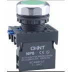 Кнопка управления NP8-11BN/3 без подсветки зел. 1НО+1НЗ IP65 (R) CHINT 667113